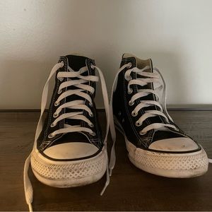 Converse all-star black high top sneakers
